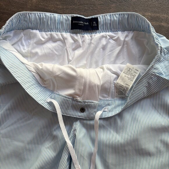 NWOT Abercrombie & Fitch Seersucker Print Mens Swim/Athletic Shorts - Picture 4 of 8